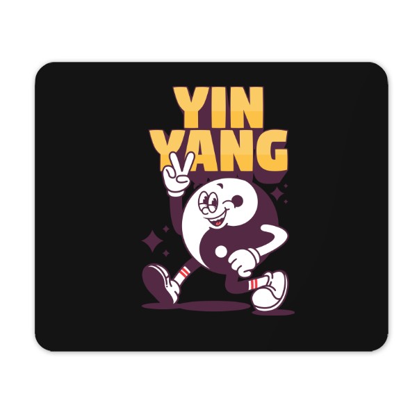 Podložka pod myš s potiskem Doplněk pod pc myš jin jang